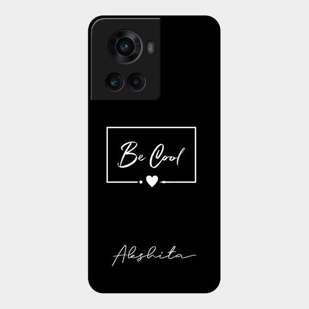 Be Cool Glass Case Cover For Oneplus 10R 5G