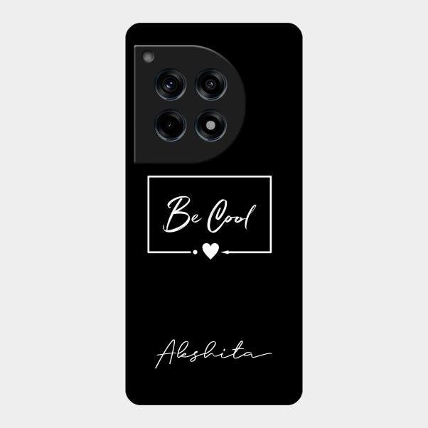 Be Cool Glass Case Cover For Oneplus 12R 5G