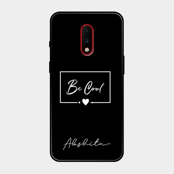 Be Cool Glass Case Cover For Oneplus 7