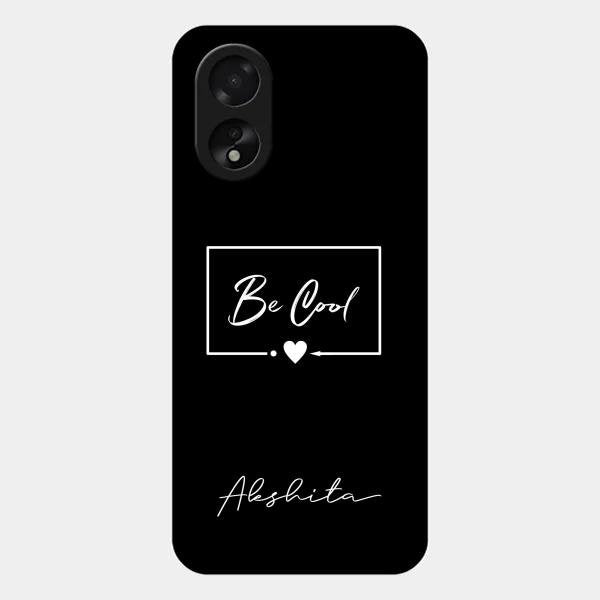 Be Cool Glass Case Cover For Oppo A38