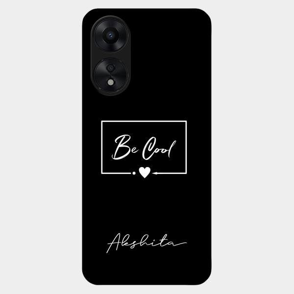 Be Cool Glass Case Cover For Oppo A78 5G
