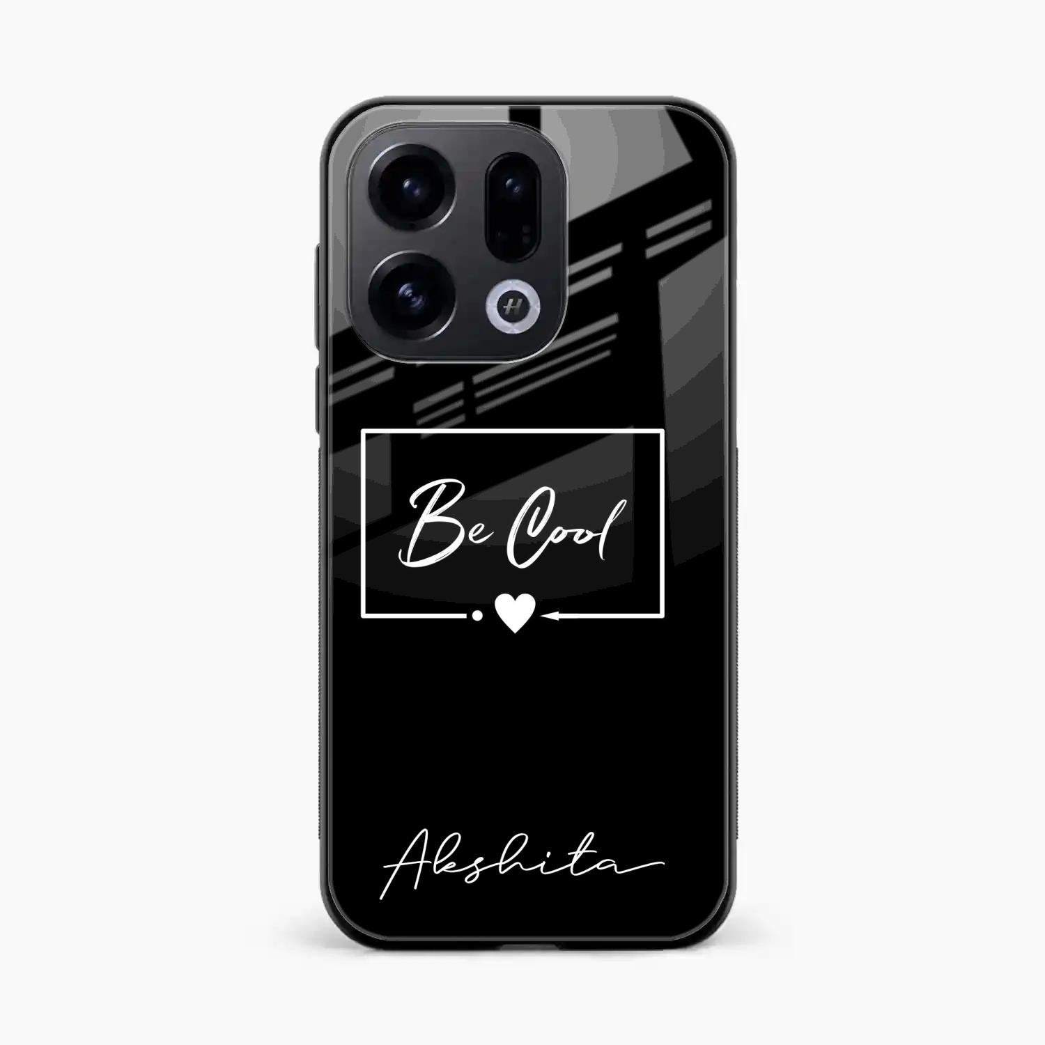 Be Cool Glass Case Cover For Oppo Find X9 5G