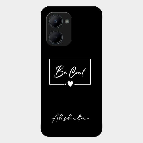 Be Cool Glass Case Cover For Realme C33 2023