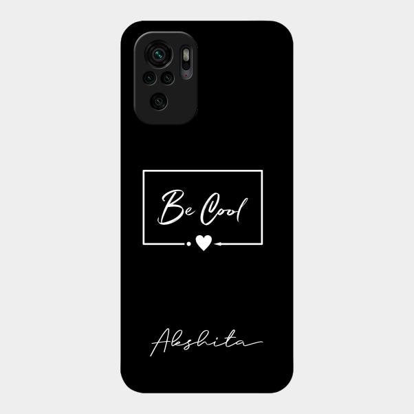 Be Cool Glass Case Cover For Redmi Note 10
