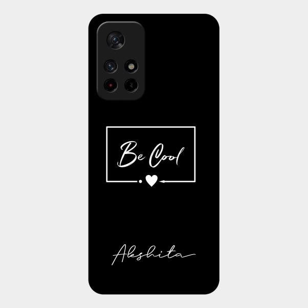 Be Cool Glass Case Cover For Redmi Note 11T 5G