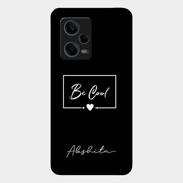 Be Cool Glass Case Cover For Redmi Note 12 Pro 5G