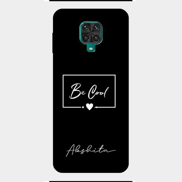 Be Cool Glass Case Cover For Redmi Note 9 Pro Max