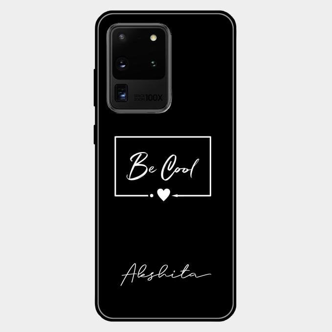 Be Cool Glass Case Cover For Samsung Galaxy S20 Ultra