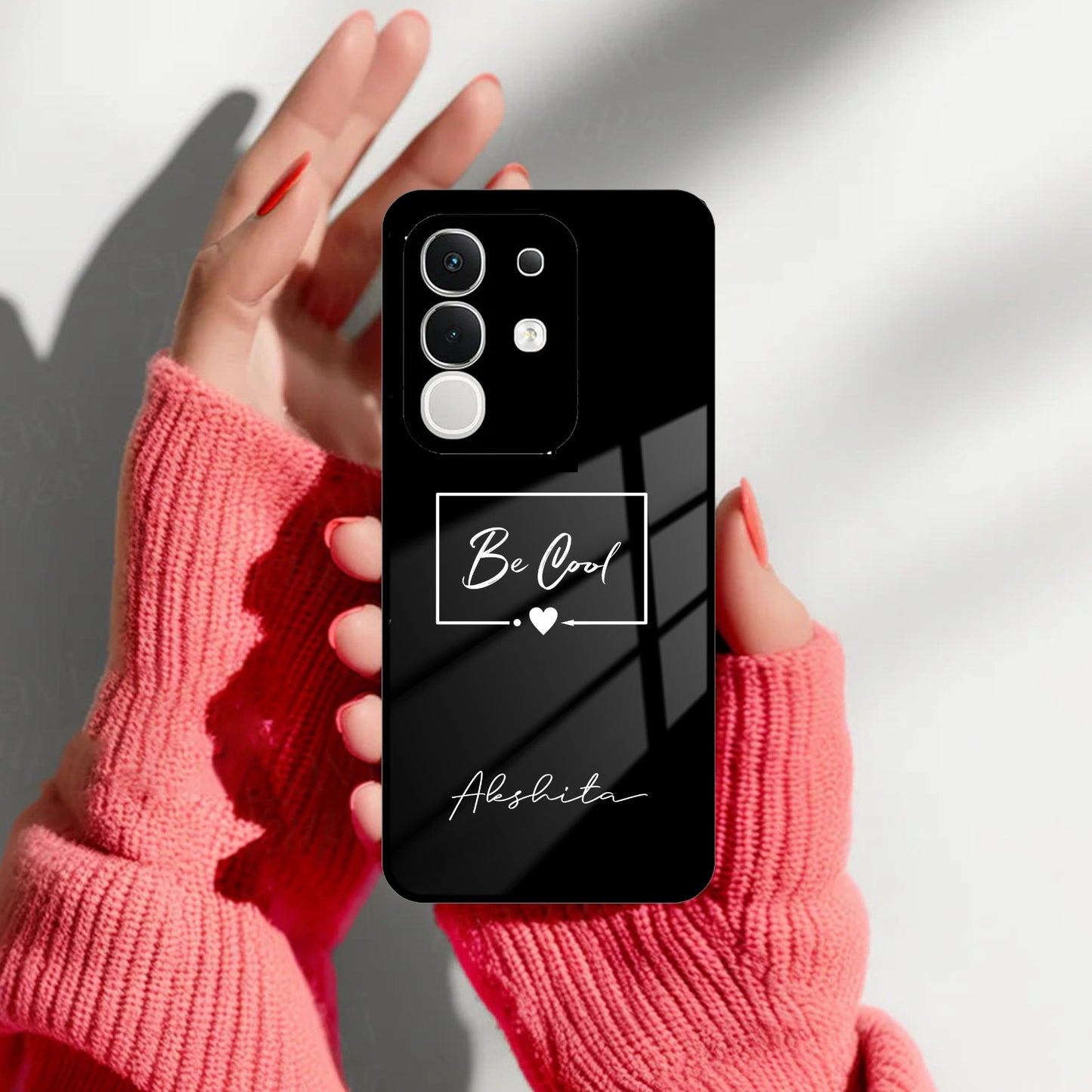 Be Cool Glass Case Cover For Vivo