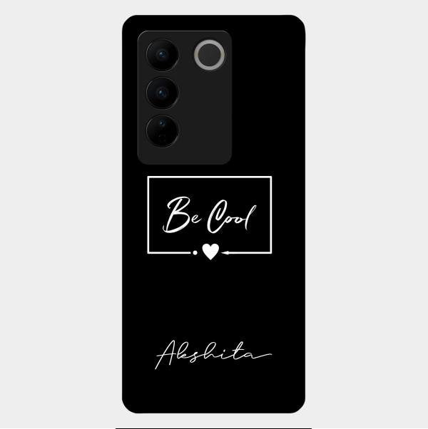 Be Cool Glass Case Cover For Vivo V27 Pro 5G