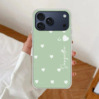 Be Loved Customize Transparent Silicon Case Mint Green For iPhone 13 Pro