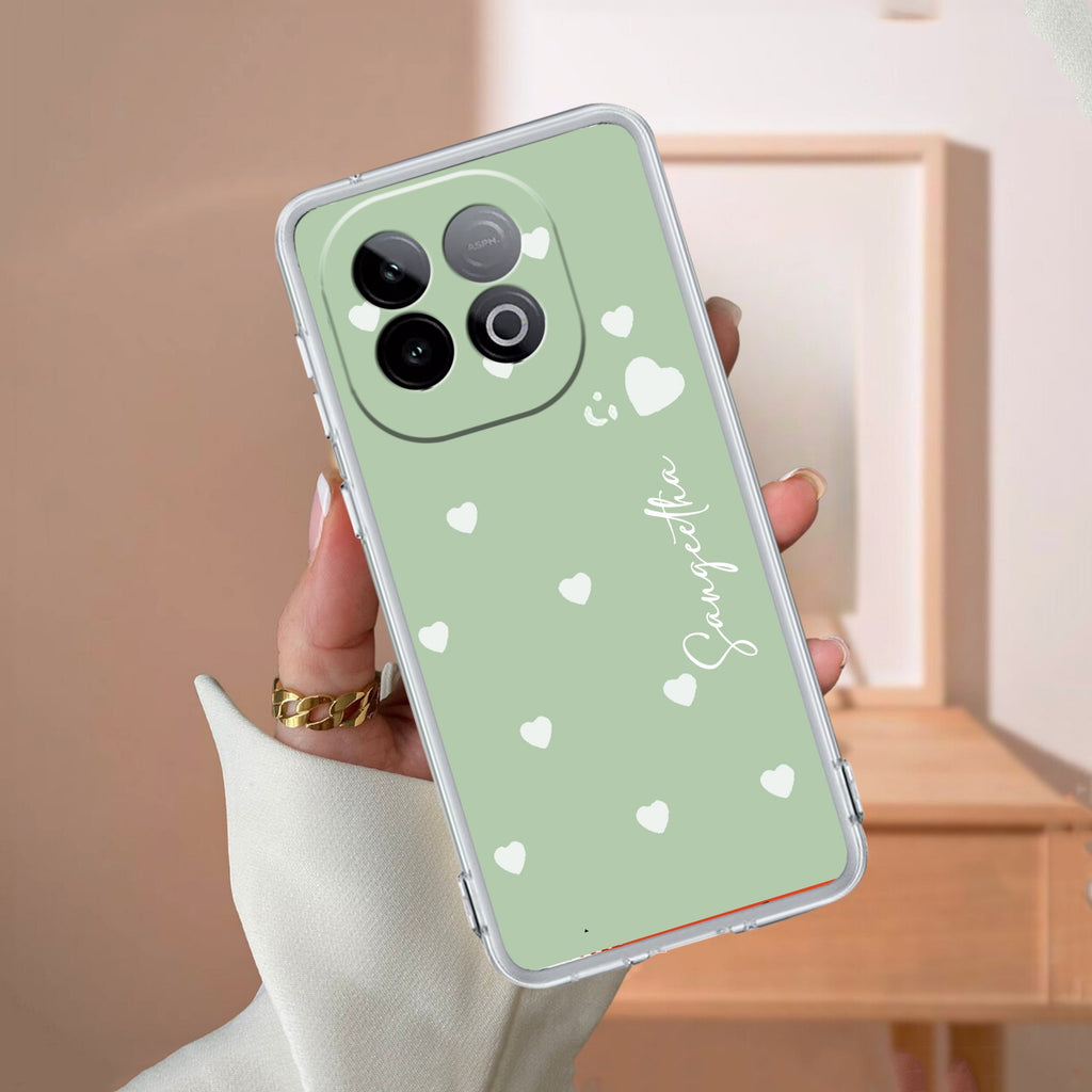 Be Loved Customize Transparent Silicon Case Mint Green For iQOO Neo 10 5G