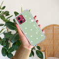 Be Loved Customize Anti Yellow Case Mint Green For Motorola G84 5G