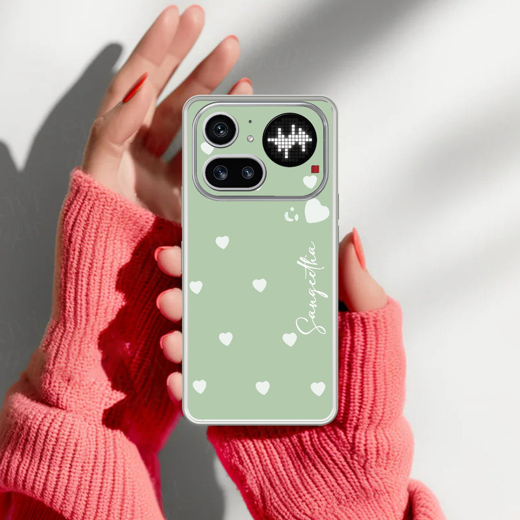 Be Loved Customize Anti Yellow Case Mint Green For Nothing Phone 4A Pro 5G