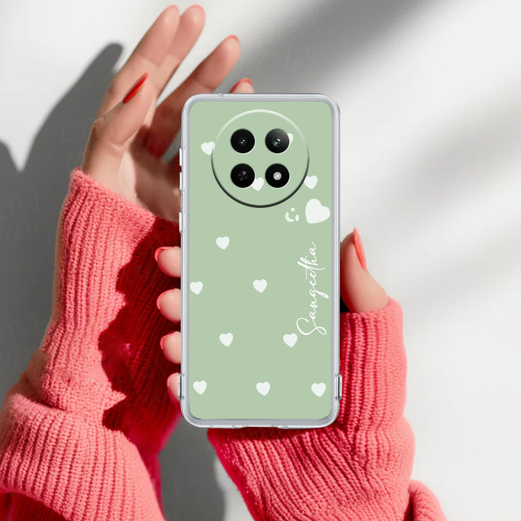 Be Loved Customize Transparent Silicon Case Mint Green For Realme Narzo 80x 5G