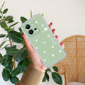 Be Loved Customize Transparent Silicon Case Mint Green For Vivo V25