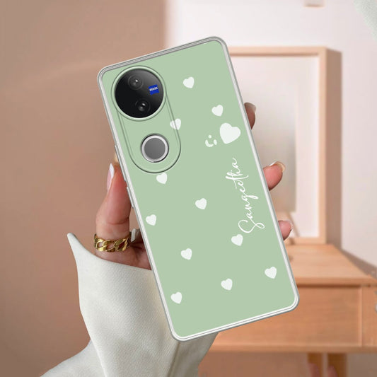 Be Loved Customize Transparent Silicon Case Mint Green For Vivo