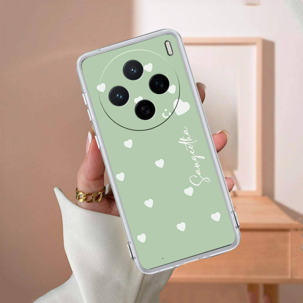 Be Loved Customize Transparent Silicon Case Mint Green For Vivo T4 Pro 5G