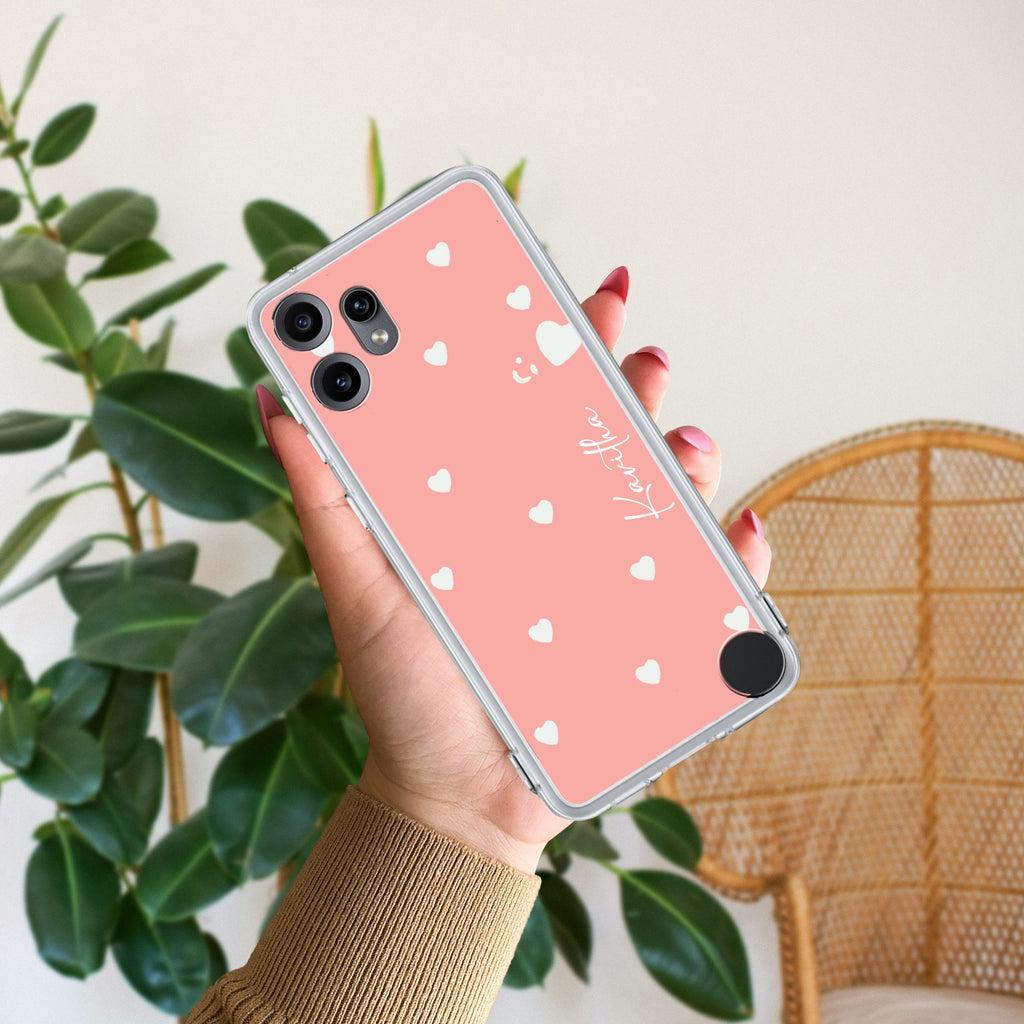Be Loved Customize Anti Yellow Case Peach For CMF by Nothing Phone 2 Pro