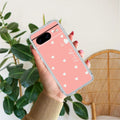 Be Loved Customize Transparent Silicon Case Peach For Google Pixel 8 5G