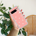 Be Loved Customize Transparent Silicon Case Peach For Google Pixel 8 Pro 5G