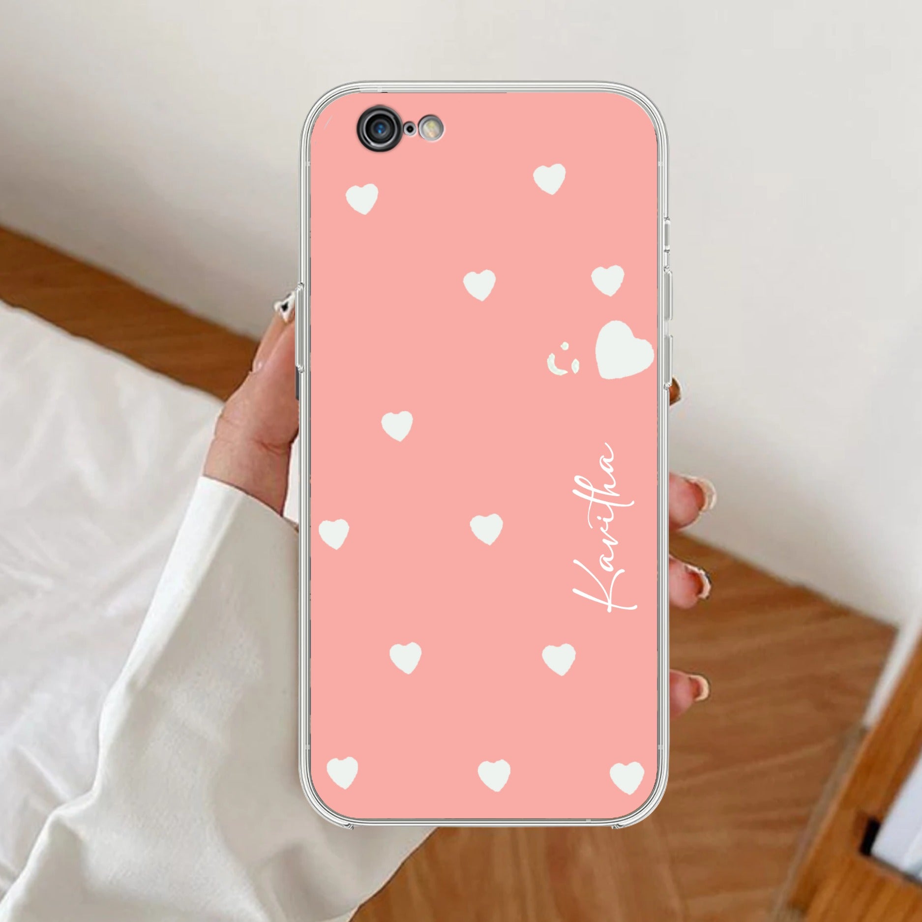 Be Loved Customize Anti Yellow Case Peach For iPhone 7 / iPhone 8 / iPhone Se 2020