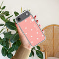Be Loved Customize Transparent Silicon Case Peach For iPhone Air