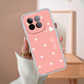 Be Loved Customize Transparent Silicon Case Peach For iQOO Neo 10 5G