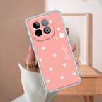 Be Loved Customize Transparent Silicon Case Peach For iQOO Neo 10 5G