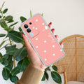 Be Loved Customize Transparent Silicon Case Peach For iQOO Z10x 5G
