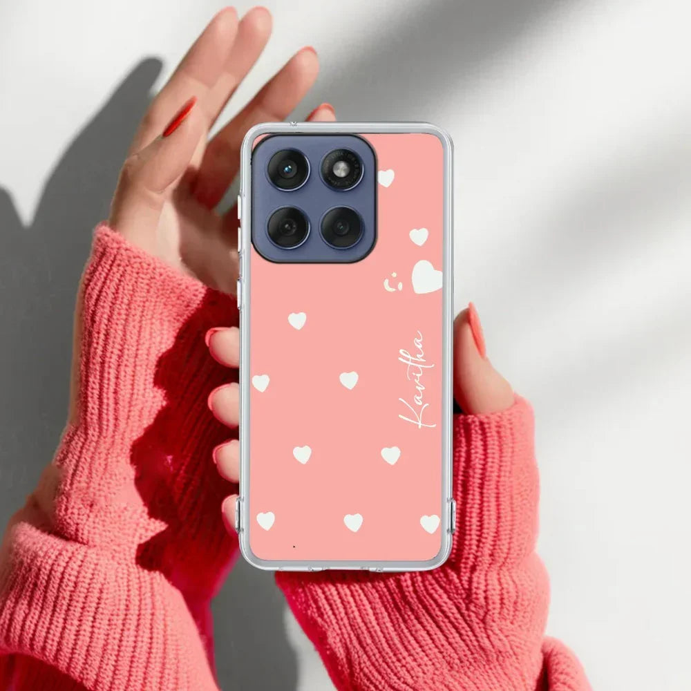 Be Loved Customize Anti Yellow Case Peach For Motorola Edge 60 Pro 5G