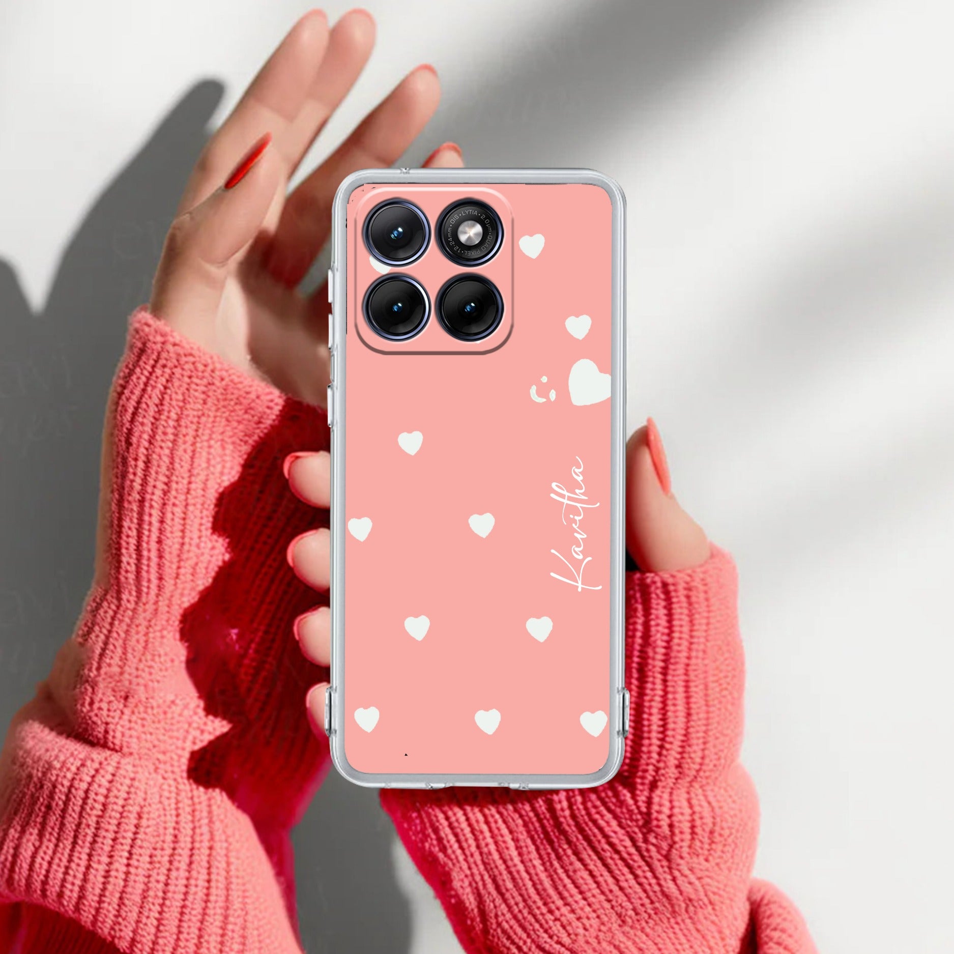 Be Loved Customize Anti Yellow Case Peach For Motorola Edge 60 Stylus 5G
