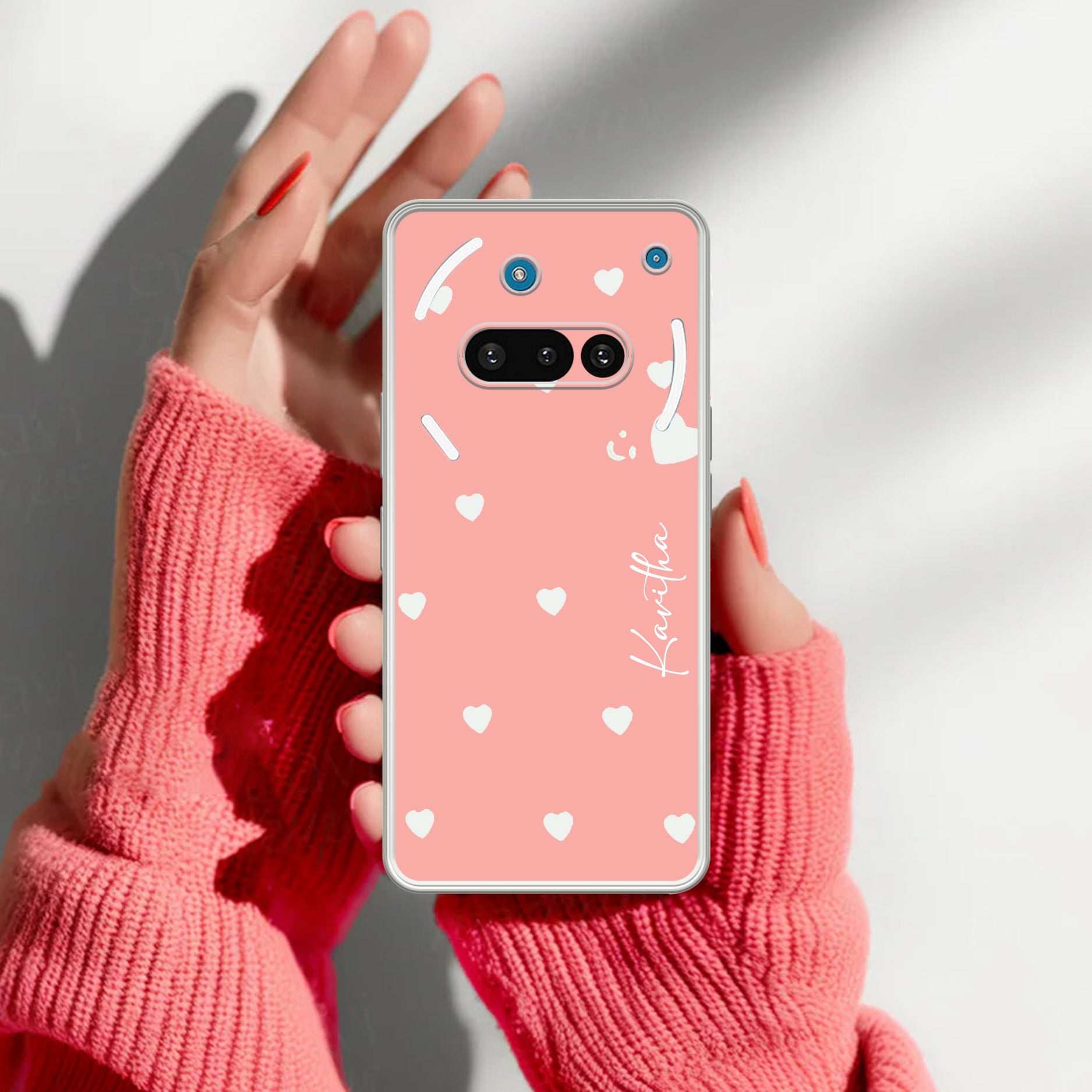 Be Loved Customize Anti Yellow Case Peach For Nothing Phone 3A 5G