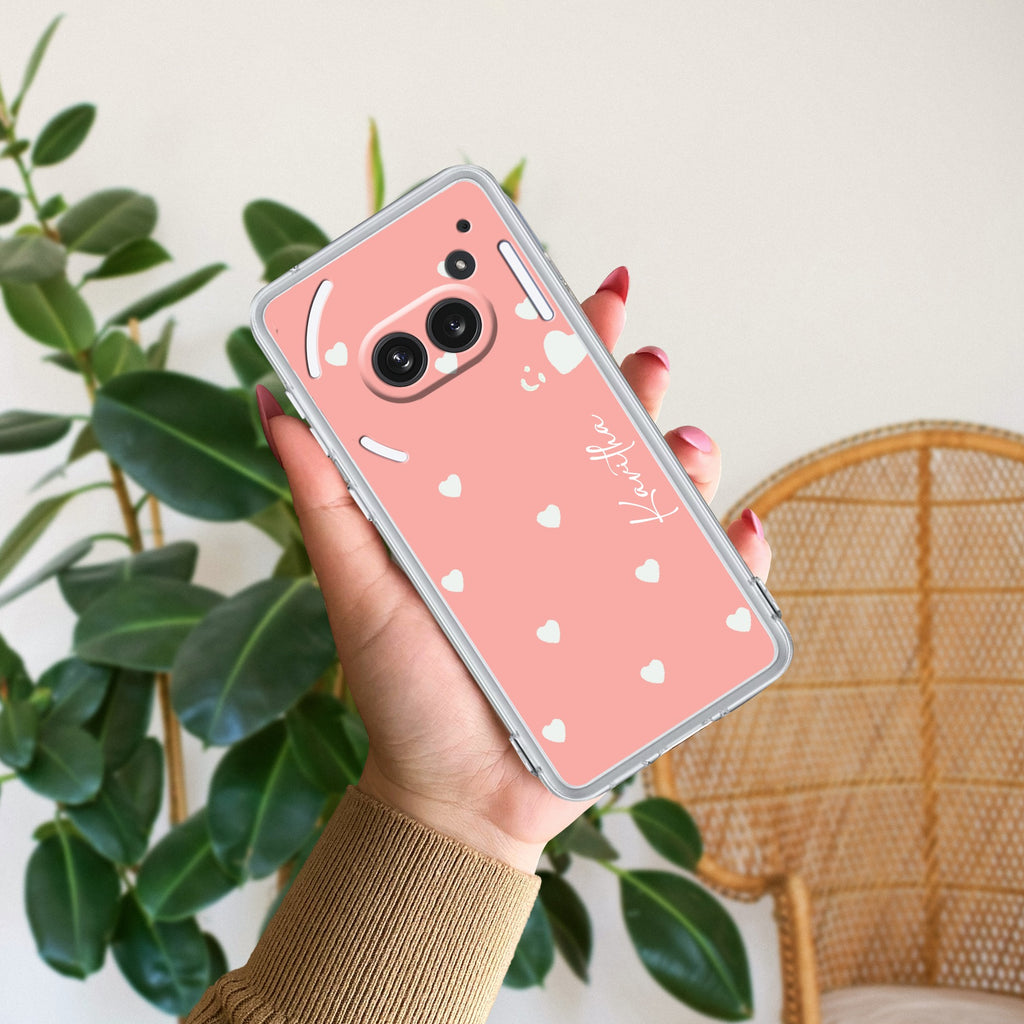 Be Loved Customize Anti Yellow Case Peach For Nothing Phone 2a 5G