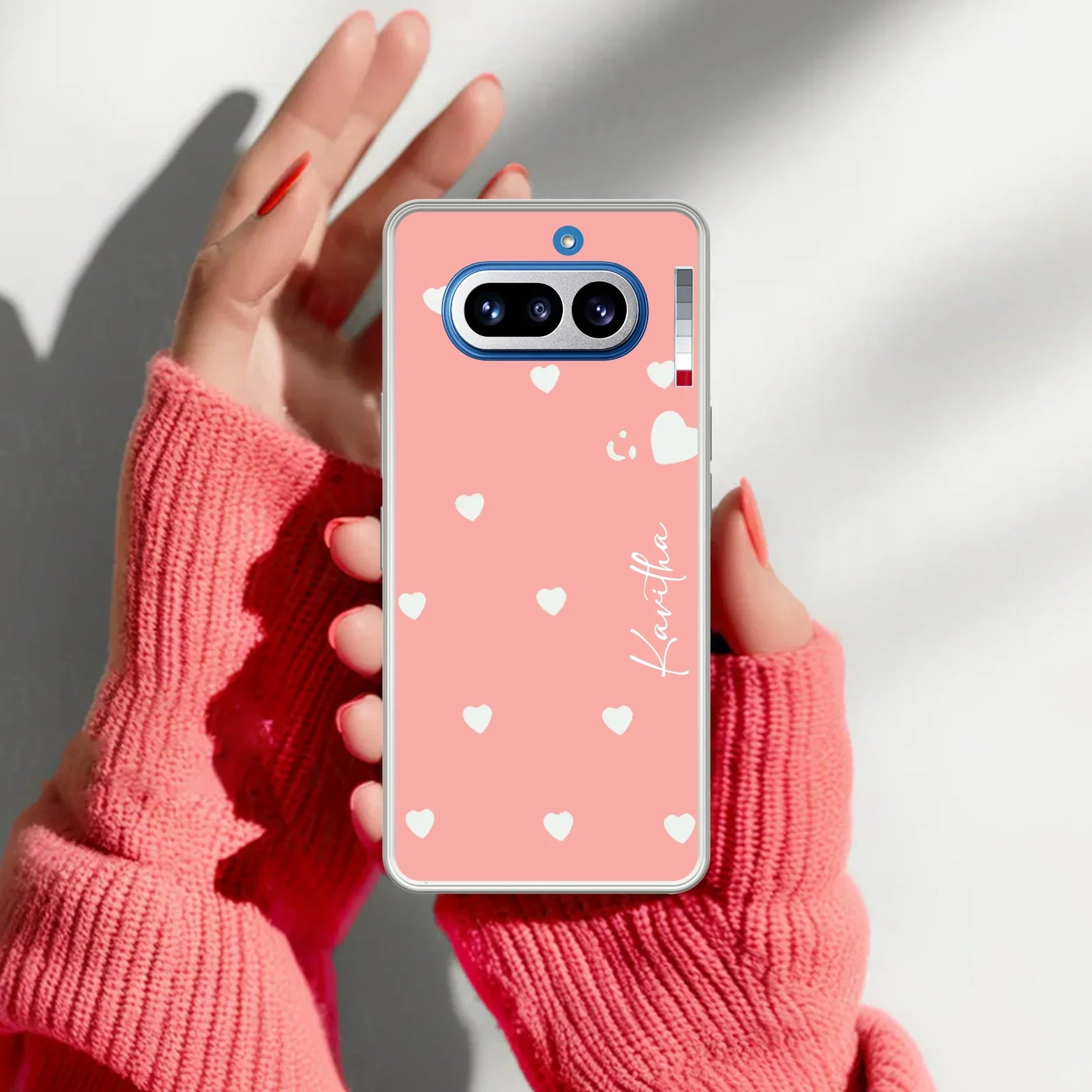 Be Loved Customize Transparent Silicon Case Peach For Nothing