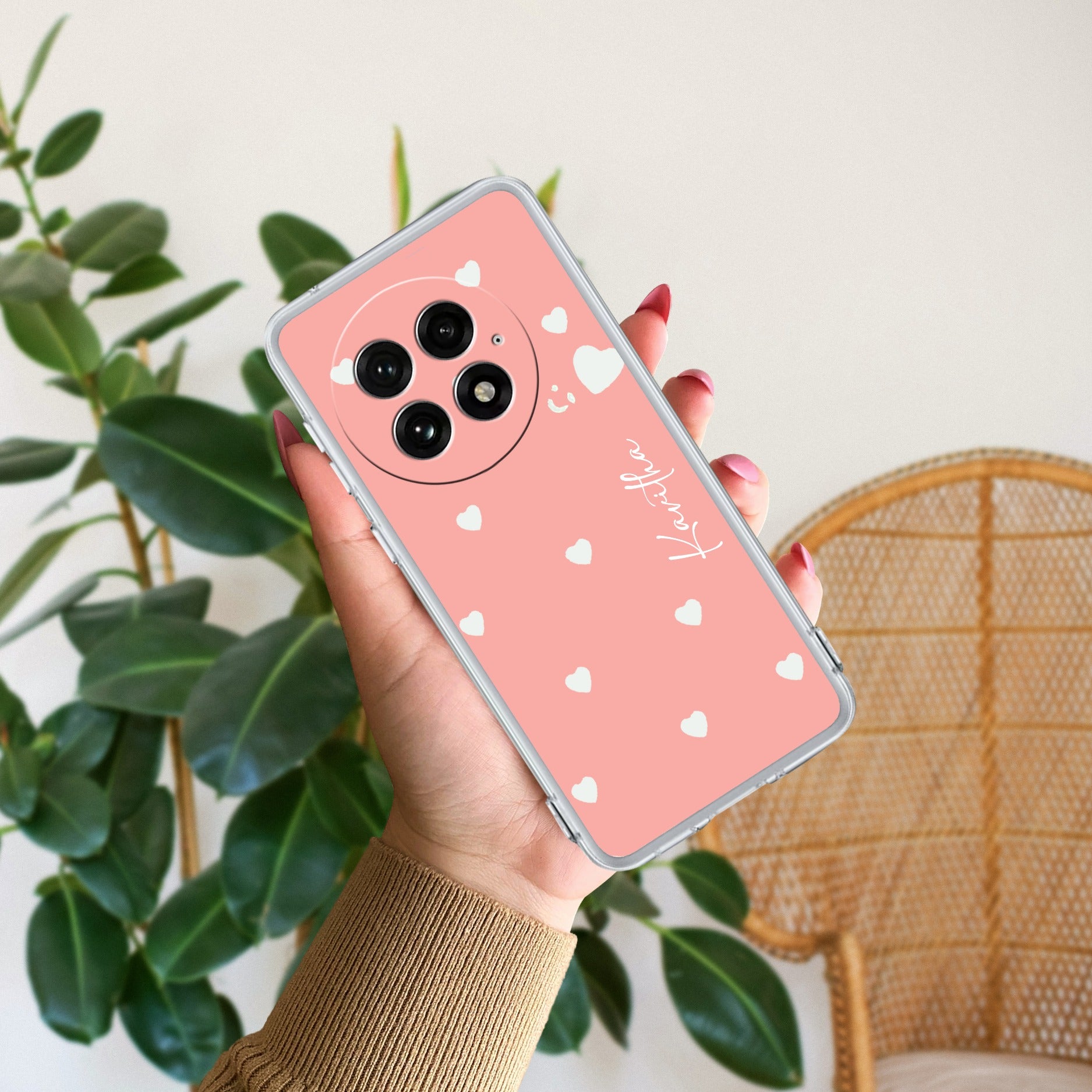 Be Loved Customize Anti Yellow Case Mint Green For OnePlus 13 5G