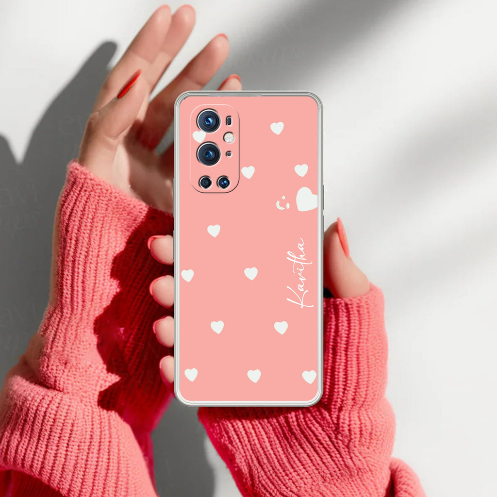 Be Loved Customize Anti Yellow Case Peach For OnePlus 9 Pro