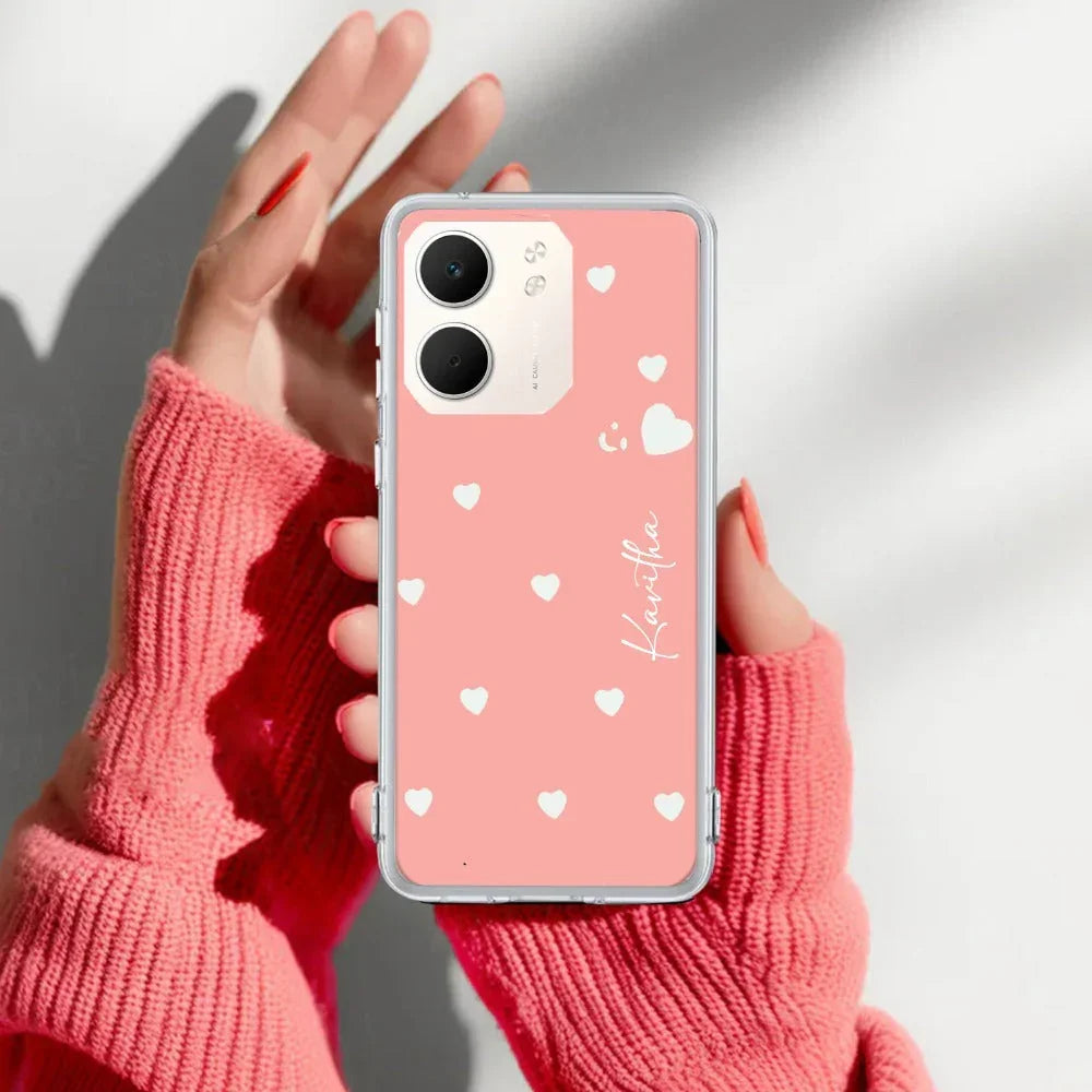 Be Loved Customize Anti Yellow Case Peach For Oppo A5X 5G