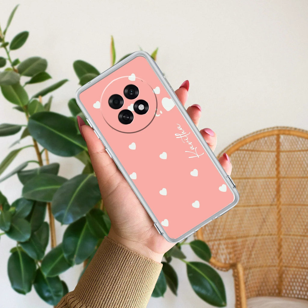 Be Loved Customize Anti Yellow Case Peach For Oppo F31 Pro Plus 5G
