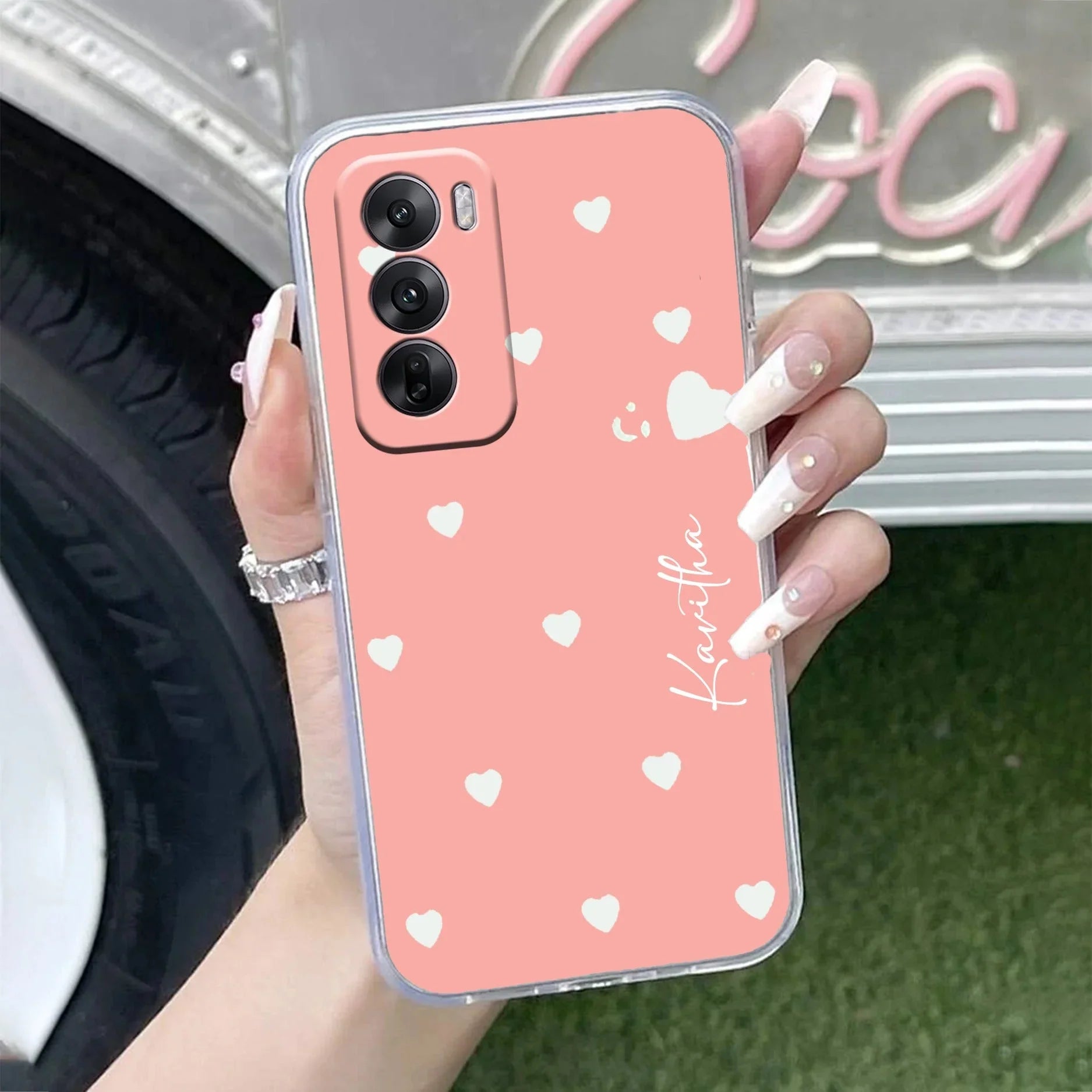 Be Loved Customize Transparent Silicon Case Peach For Oppo - ShopOnCliQ