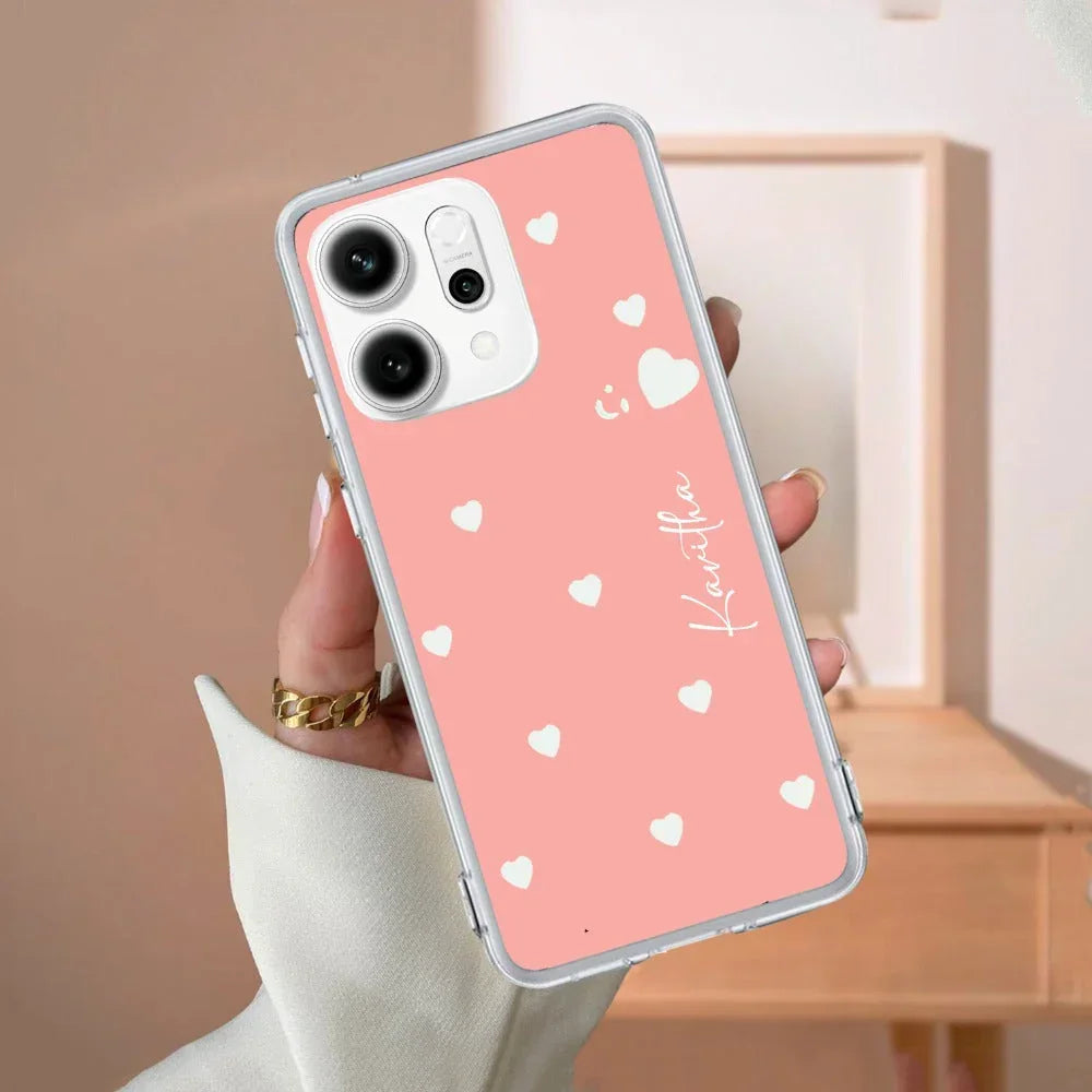 Be Loved Customize Anti Yellow Case Peach For OPPO Reno 14 Pro 5G