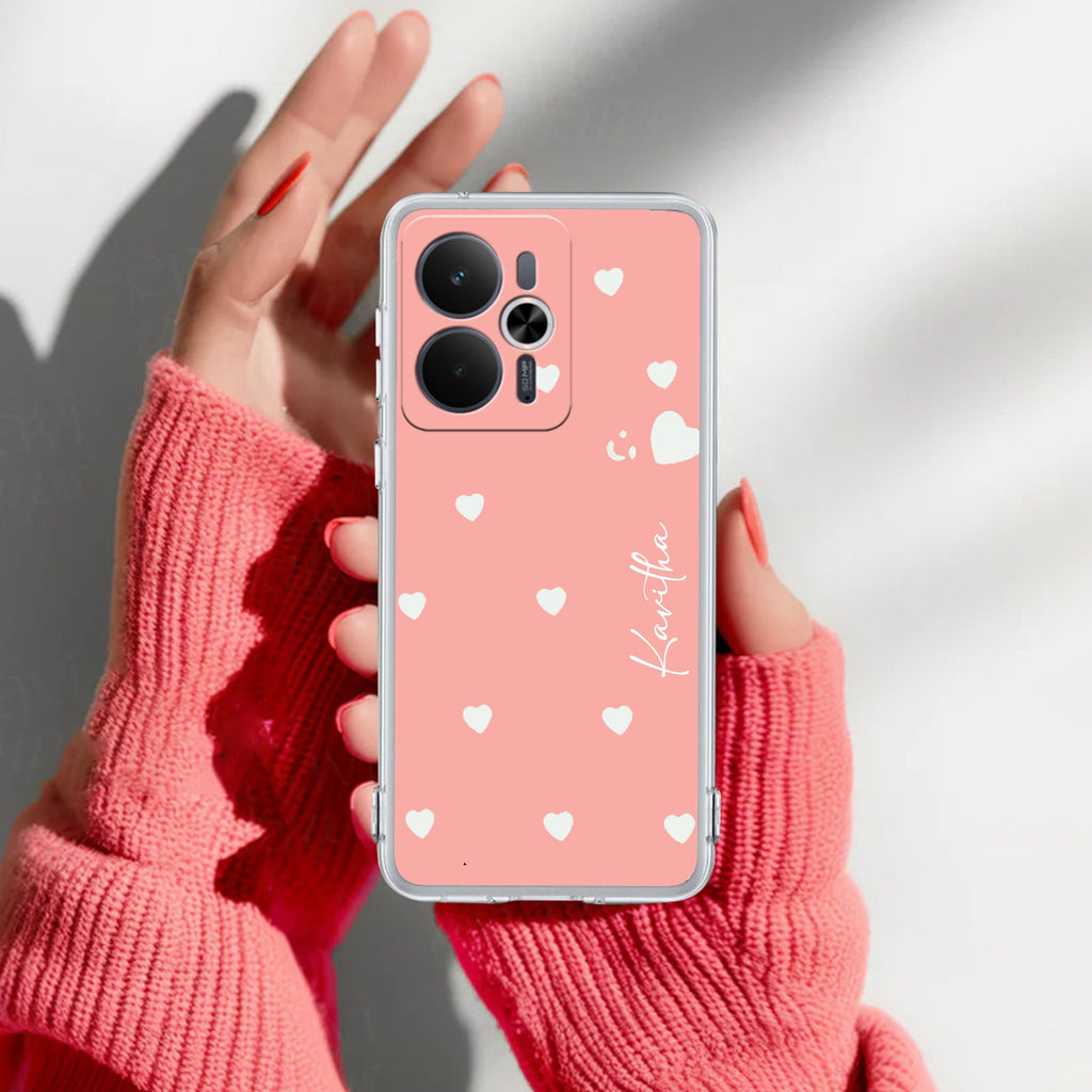 Be Loved Customize Anti Yelllow Case Peach For Realme 14T 5G