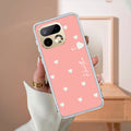 Be Loved Customize Transparent Silicon Case Peach For Realme 13 Pro 5G