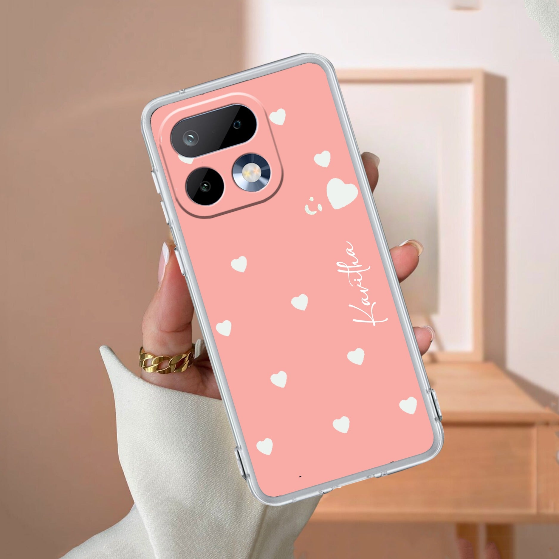 Be Loved Customize Anti Yelllow Case Peach For Realme 16 Pro 5G