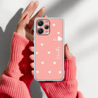 Be Loved Customize Transparent Silicon Case Peach For Redmi 12 4G