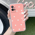 Be Loved Customize Transparent Silicon Case Peach For Vivo T1 5G