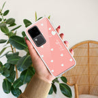 Be Loved Customize Transparent Silicon Case Peach For Vivo V30 5G