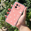 Be Loved Customize Transparent Silicon Case Peach For Vivo V30e 5G