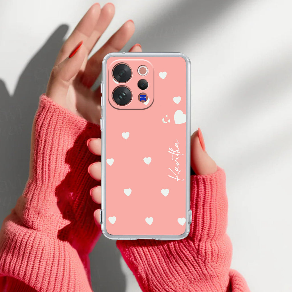 Be Loved Customize Anti Yellow Case Peach For Vivo V70 Elite 5G