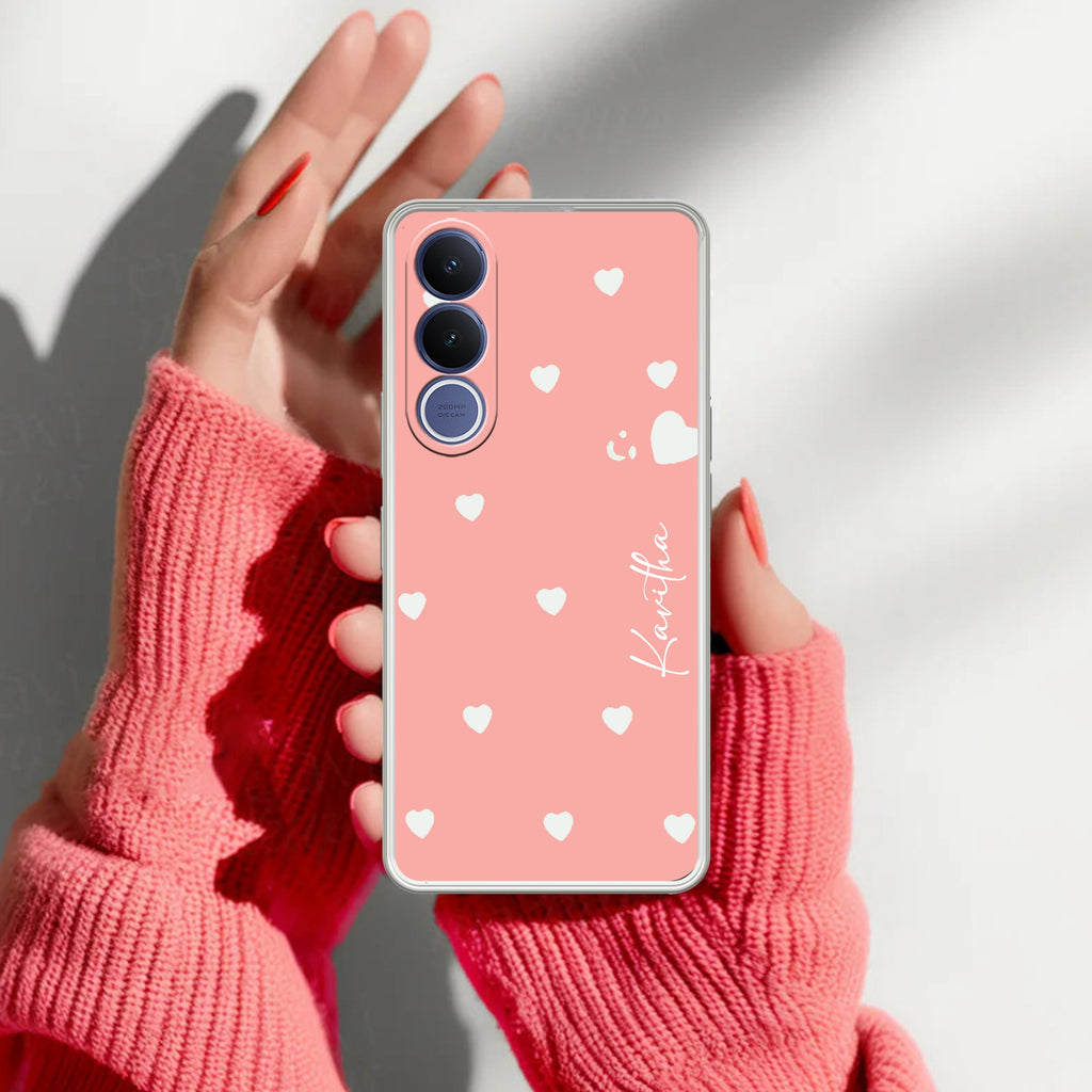 Be Loved Customize Anti Yellow Case Peach For Vivo V70 FE 5G